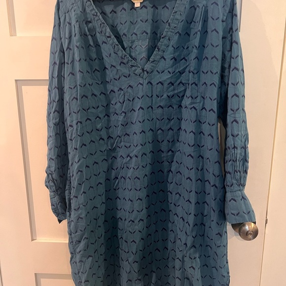 Layla Blue Patterned Top - Picture 2 of 4